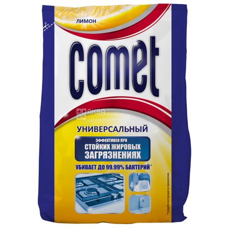 Comet, Очищуючий порошок, універсальний, Лимон, 400 г