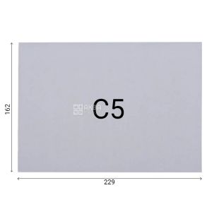 Конверт С5 (162х229 мм) белый 100 шт., с отрывной лентой и окном