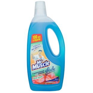 Mr. Muscle, 750 мл, Средство для мытья пола, После дождя, универсальное