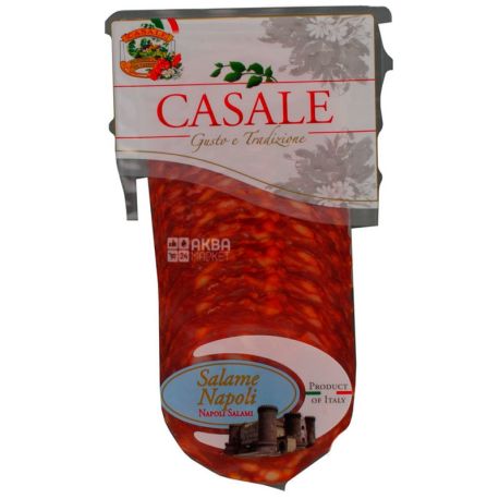 Casale Salame Napoli Dry-cured Salami Sausage, sliced, 80 g