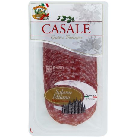 Casale Salame Milano Ковбаса сиров'ялена нарізка, 80 г