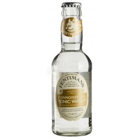 Fentimans, Tonic Water Connoisseurs, 0,2 л, Фентиманс, Ботаническая вода, Тоник травяной, безалкогольный, стекло