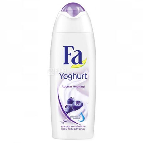 Fa Yoghurt, 250 мл, Гель для душа, Аромат чорниці
