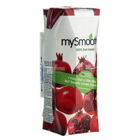 MySmoothie, Pomegranate, Гранатовый, 0,25 л, Майсмузи, Смузи натуральный