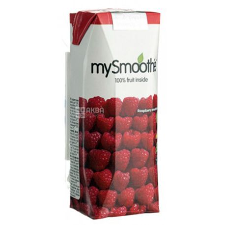 MySmoothie, Raspberries, Малиновий, 0,25 л, Майсмузі, Смузі натуральний