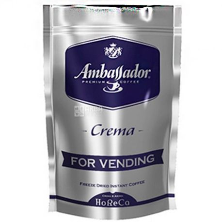 Ambassador Crema, 200 г, Кофе растворимый Амбассадор Крема, для вендинга