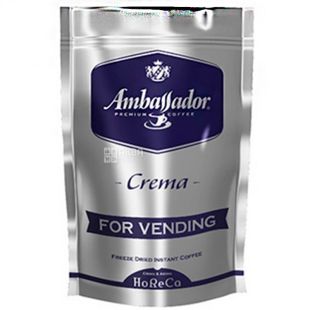 Ambassador Crema, 200 г, Кофе растворимый Амбассадор Крема, для вендинга