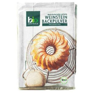 Bio Zentrale, Органический порошок для выпечки, 21 г, 3 шт.