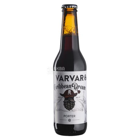Varvar Caribbean Dream, Пиво крафтове портер, 6,4%, 0,33 л