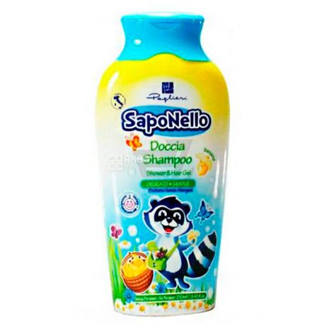 Saponello, Шампунь-гель для душа, 250 мл