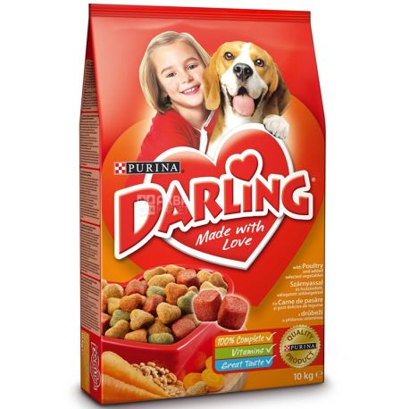 Purina, Сухой корм для собак Darling, 10 кг