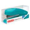 Herlitz, Степлер №24/6, 25 л, Colour Blocking Caribbean Turquoise бирюзовый