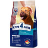 Food for dogs of all breeds, Lamb and rice, 2 kg, TM 4 Paws