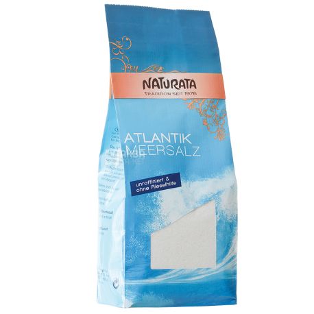 Naturata, Сіль атлантична дрібна, 500 г