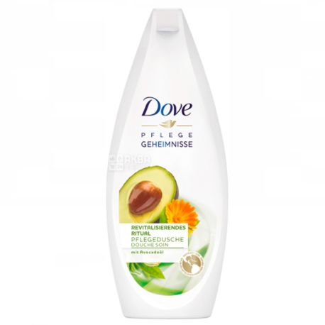 Dove, 250 мл, Гель для душа с маслом авокадо и экстрактом календулы, Вдохновляющий