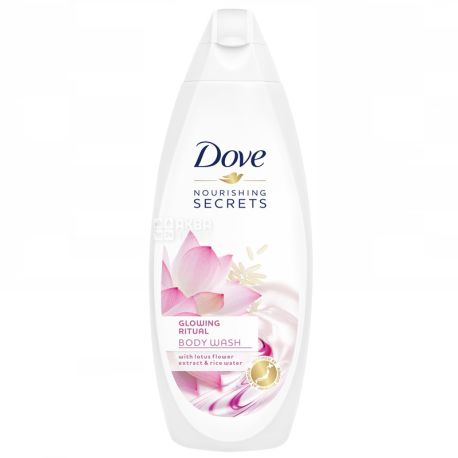 Dove Radiance Skin, Shower Gel, Lotus Flower & Rice, 250 ml