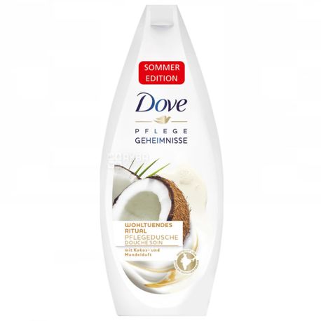 Dove, 250 мл, Гель для душа, Кокос, Восстанавливающий