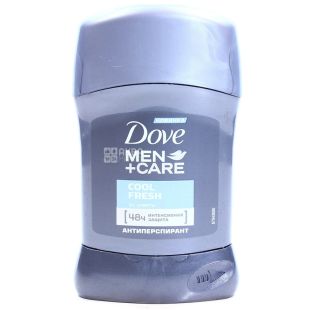 Dove Men, Care Cool Fresh, 50 мл, Дезодорант-антиперспирант, Сухой