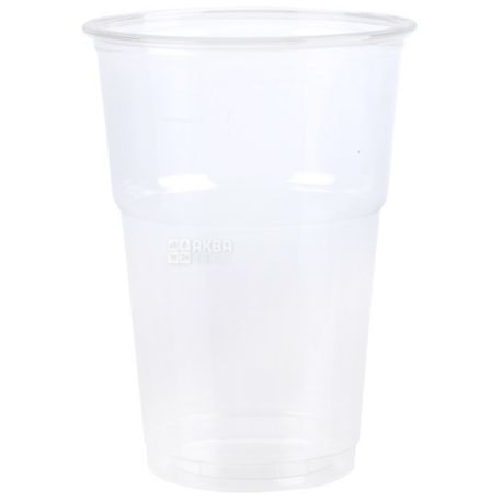 Glass Fiberglass transparent 500 ml, 50 pcs.