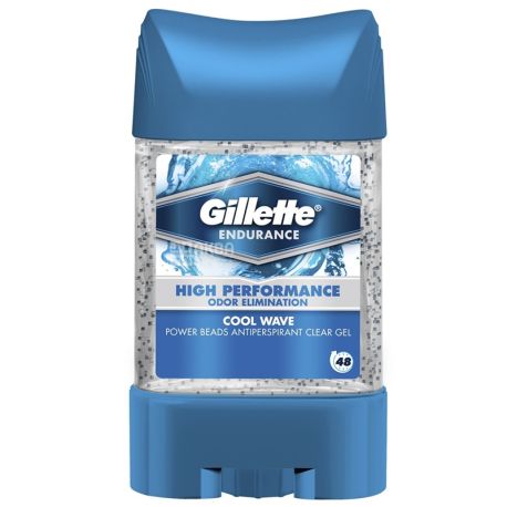 Gillette Power Beads Cool Wave, Antiperspirant Deodorant, 75 ml