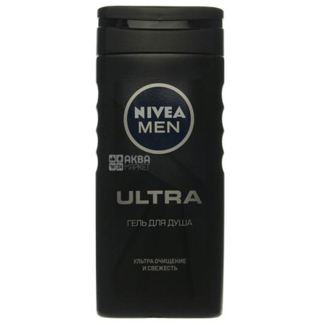 Nivea, Ultra, 250 мл, Гель для душа, для всіх типів шкіри, Свіжість