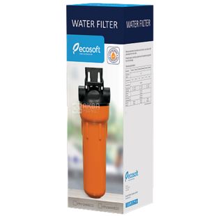 Ecosoft Hot 10, Экософт, Фильтр магистральный механической очистки для горячей воды, 5 мкм, 1/2