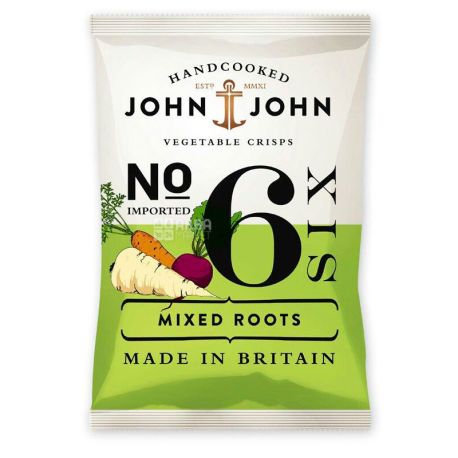 Chips vegetable mix, 40 g, TM John & John