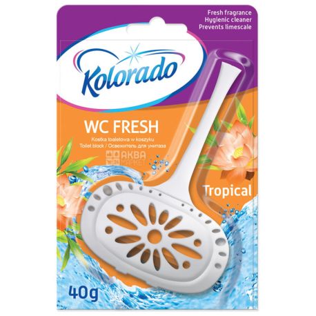 Kolorado, Брусок туалетный WC Fresh Тропический, 40 г