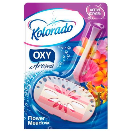Kolorado, Oxy Aroma Flower Meadow, 40 г, Брусок для унітазу, Квіткова галявина