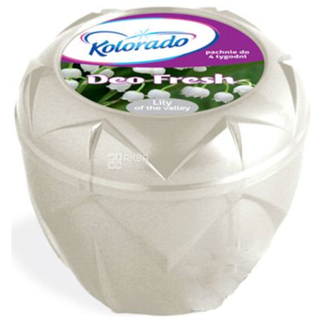 Kolorado, Освежитель воздуха гелевый, Ландыш Deo Fresh, 150 г