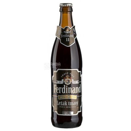 Ferdinand Lager Dark, 0.5 л, Фердинанд, Пиво темное, Лагер, стекло