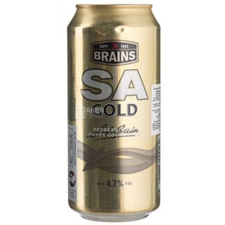 Beer SA Gold 0,44 l, TM Brains
