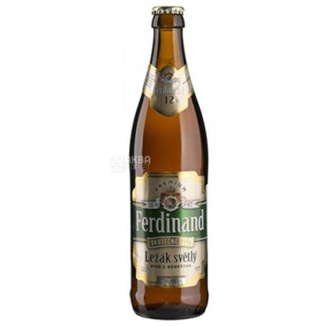 Ferdinand Premium Lager, 0.5 л, Фердинанд, Пиво світле, скло