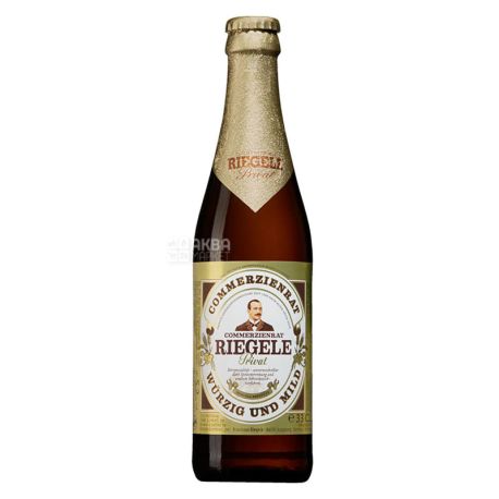 Пиво крафтове світле Commerzienrat Privat, 0,33 л, ТМ Riegele