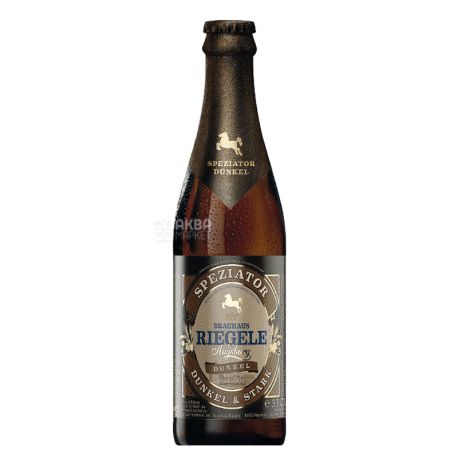 Пиво крафтове темне Speziator Dunkel, 0,33 л, ТМ Riegele