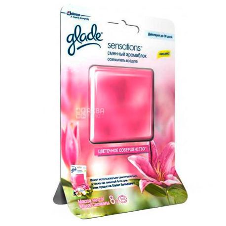 Glade Sensations Japanese Garden, Air Freshener, Replaceable Aroma Block, 8 g