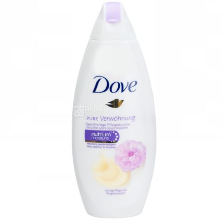 Dove, 250 мл, Крем-гель для душа, Сливочная ваниль и пион