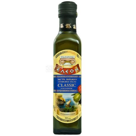 Eleon, Extra Virgin Classic, Оливкова олія, 500 мл, скло