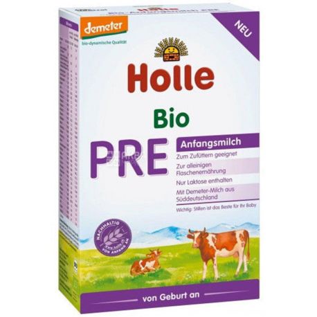 Holle, Смесь детская молочная, органическая (с рождения), 400 г