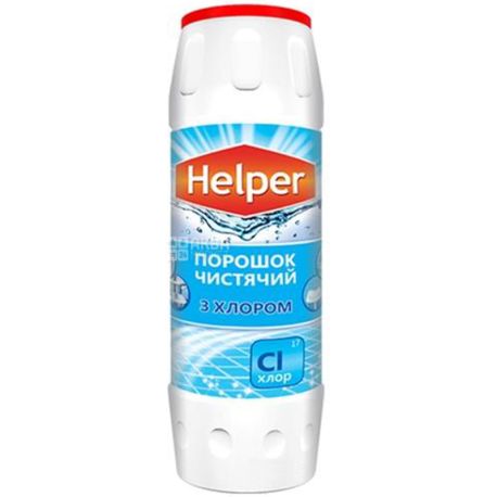 Helper, 500 г, Чистящий порошок с хлором
