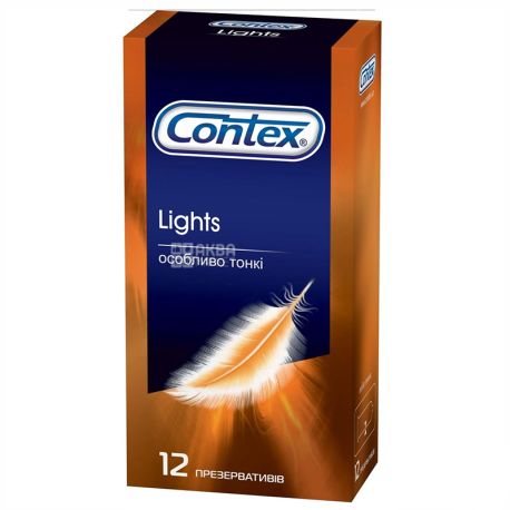 Contex, Condoms, №12, Lіghts (Ultra Thіn)