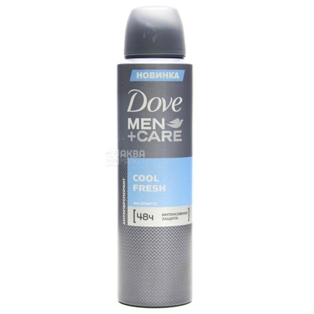 Dove Men+Care, 150 мл, Дезодорант-антиперспирант, Прохладная свежесть, Спрей