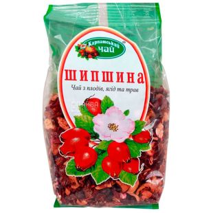 Карпатський чай, Шипшина, 100 г, Чай з плодів ягід і трав