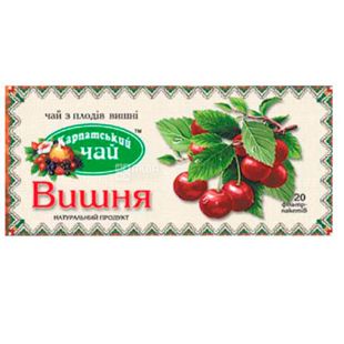 Карпатський чай, Вишня, 20 пак., Чай з плодів вишні