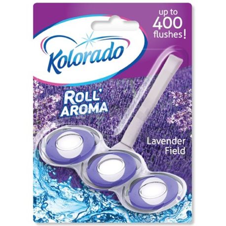 Kolorado, Roll Aroma Lavender Field, 1 шт., Блок для унітазу, Лаванда