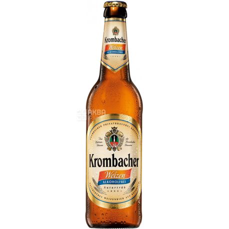 Krombacher Weizen, Light unfiltered beer, b / a, 0.5 l