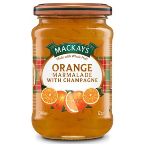 Mackays, Конфитюр апельсин с шампанским, 340 г