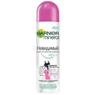 Garnier Mineral, 150 мл, Дезодорант-антиперспирант, Прикосновение свежести, Спрей