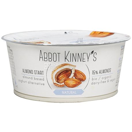 Organic Almond Yoghurt, 125 ml, TM Abbot Kinney's