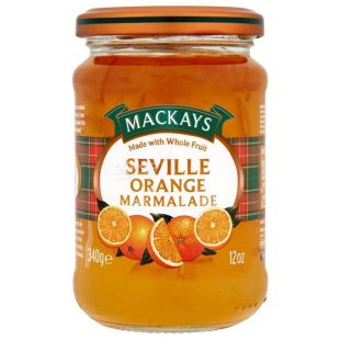 Mackays, 340 г, Конфитюр, Севильский апельсин